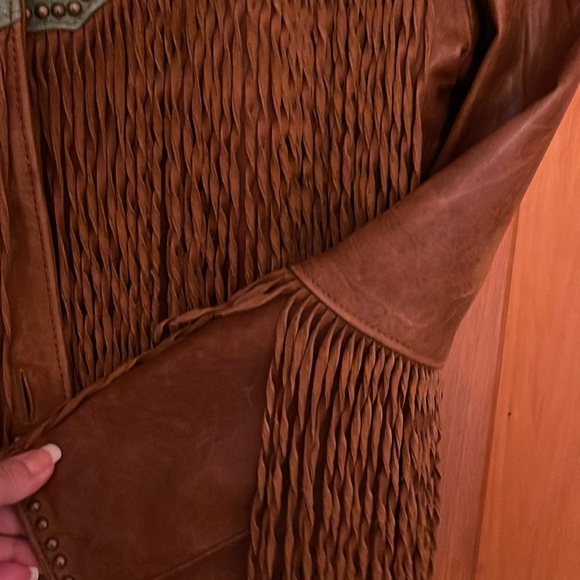 COPY - DOUBLE D RANCH LEATHER FRINGE JACKET. - Picture 4 of 7